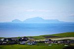 Ireland with the Isle of Foula in the distance